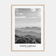 North Carolina Portrait B&W No 3 Poster