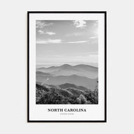 North Carolina Portrait B&W No 3 Poster