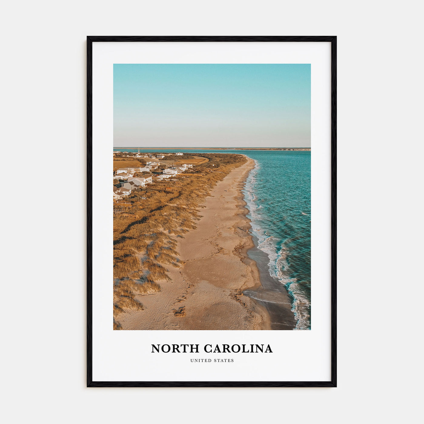 North Carolina Portrait Color No 2 Poster