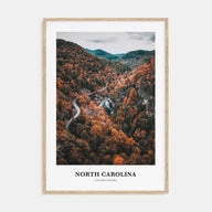 North Carolina Portrait Color No 3 Poster