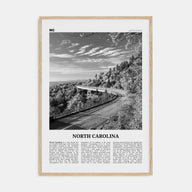 North Carolina Travel B&W No 3 Poster