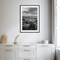 North Dakota Photo B&W Poster