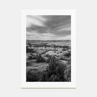 North Dakota Photo B&W Poster