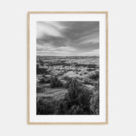 North Dakota Photo B&W Poster