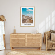 North Dakota Portrait Color Poster