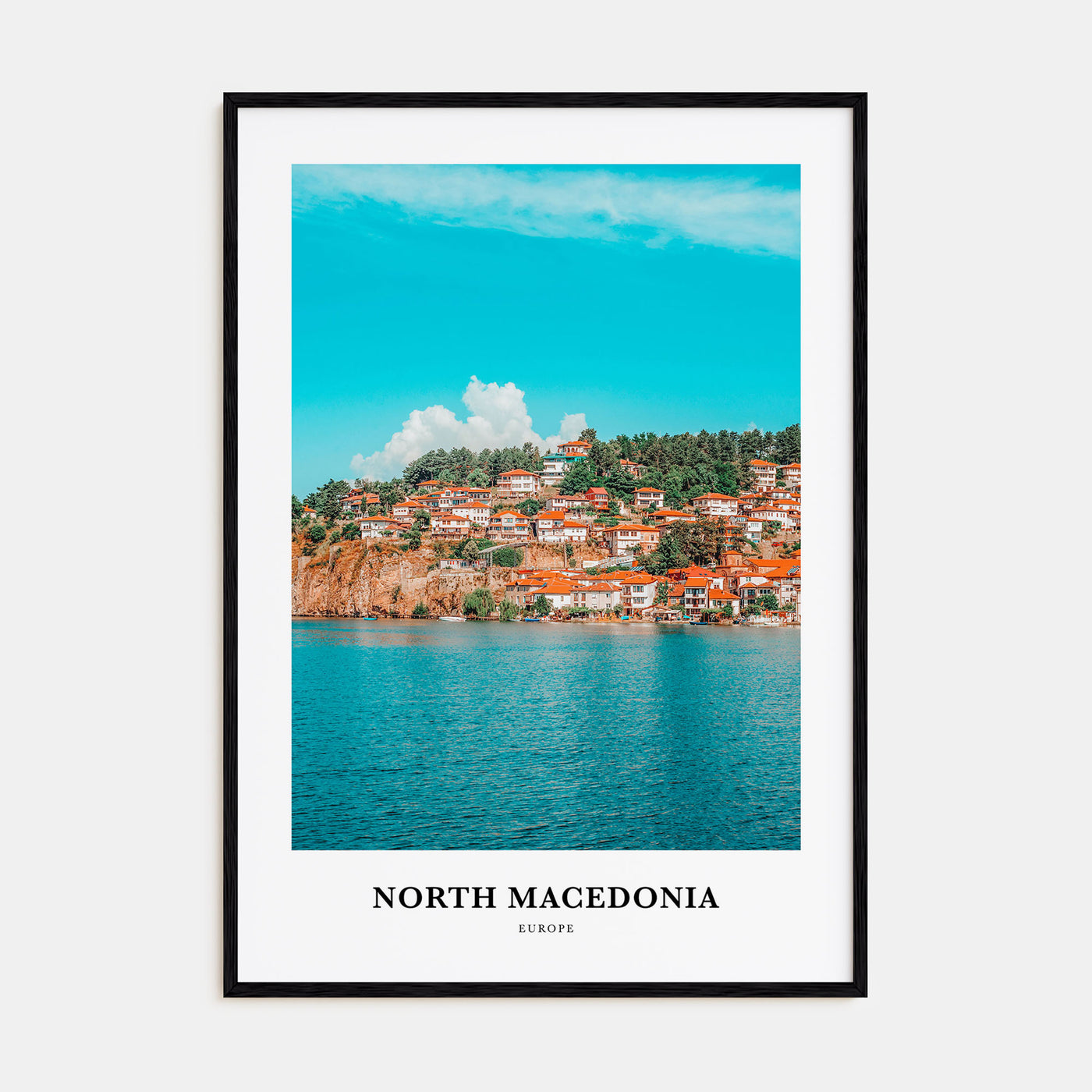 North Macedonia Portrait Color Poster