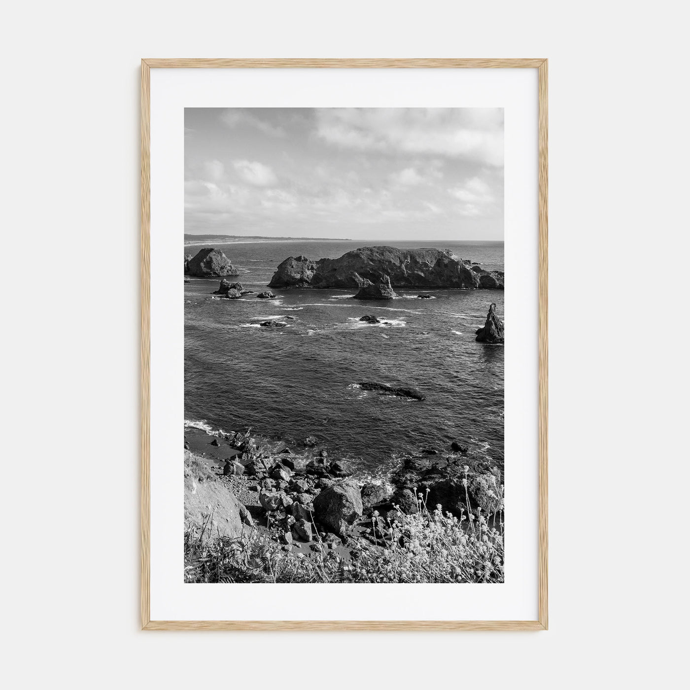 Northern California Photo B&W Poster