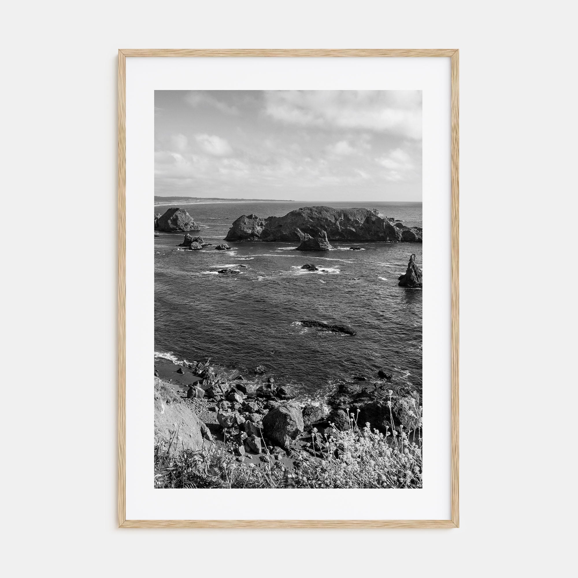 Northern California Photo B&W Poster