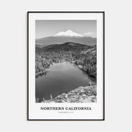 Northern California Portrait B&W Poster