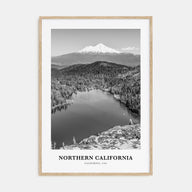 Northern California Portrait B&W Poster