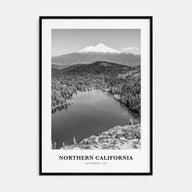 Northern California Portrait B&W Poster