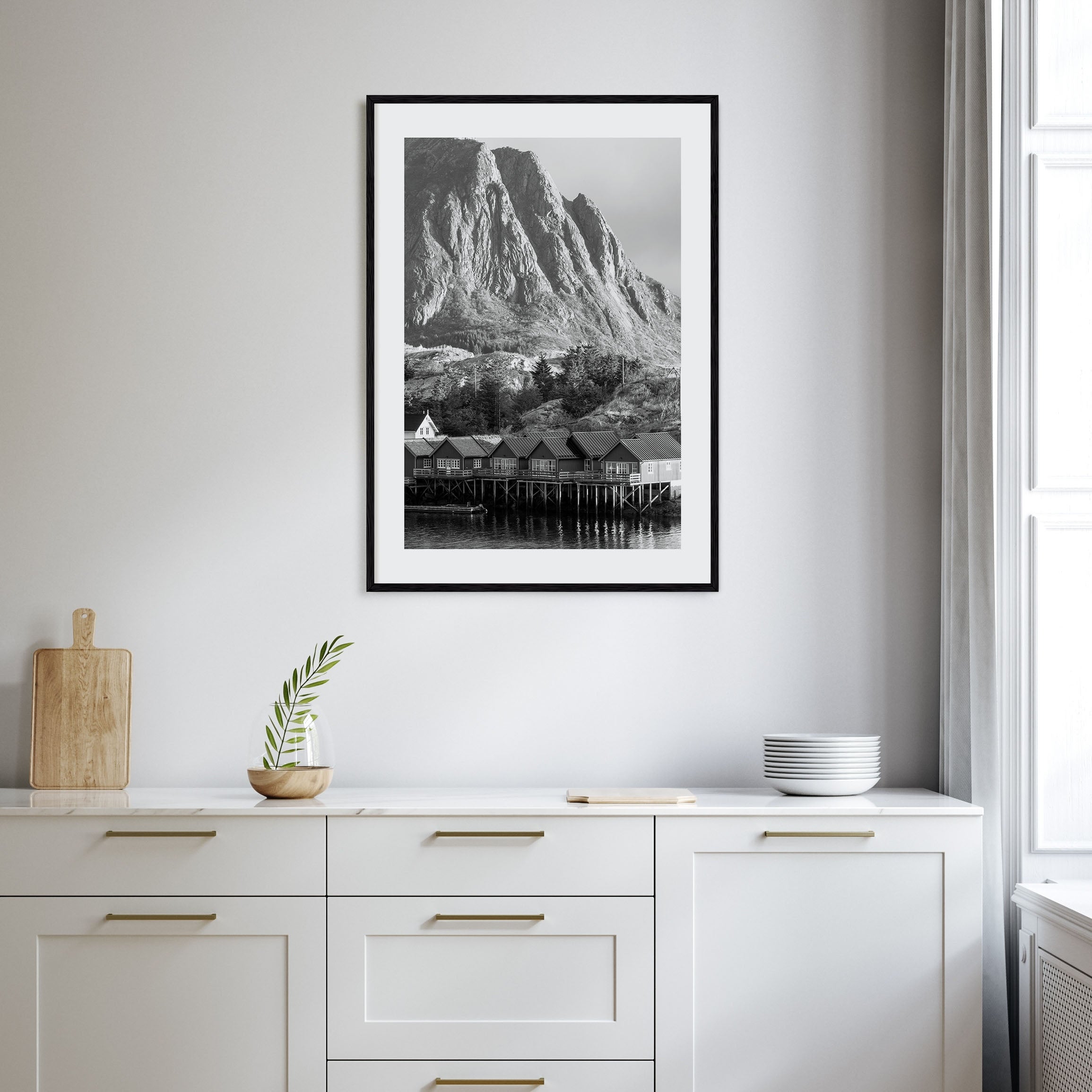 Norway Photo B&W Poster