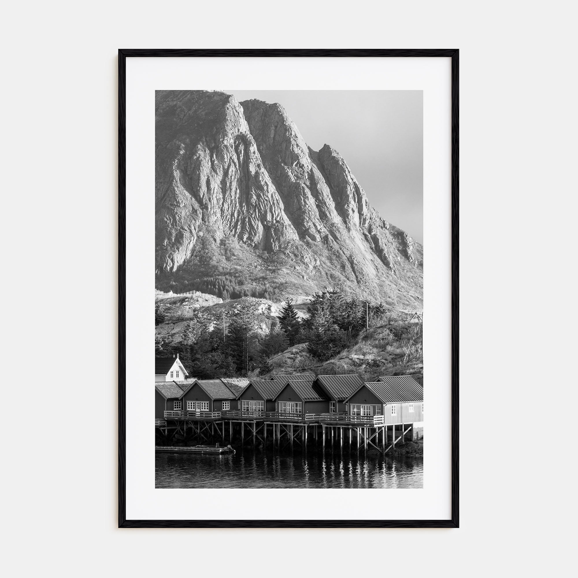 Norway Photo B&W Poster