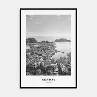 Norway Portrait B&W Poster