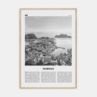 Norway Travel B&W Poster