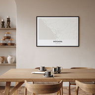 Nosara Map Landscape Poster