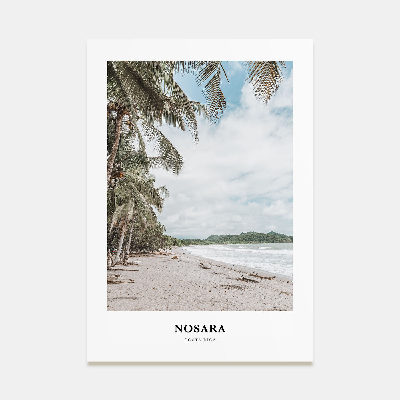 Nosara Portrait Color Poster
