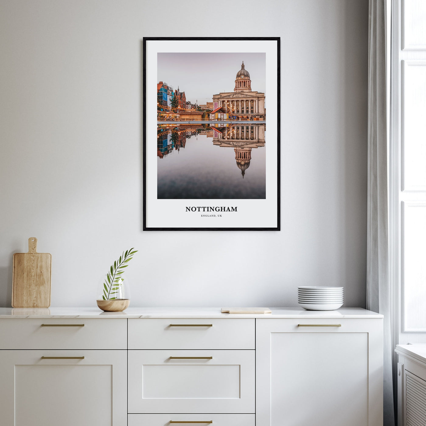 Nottingham Portrait Color Poster