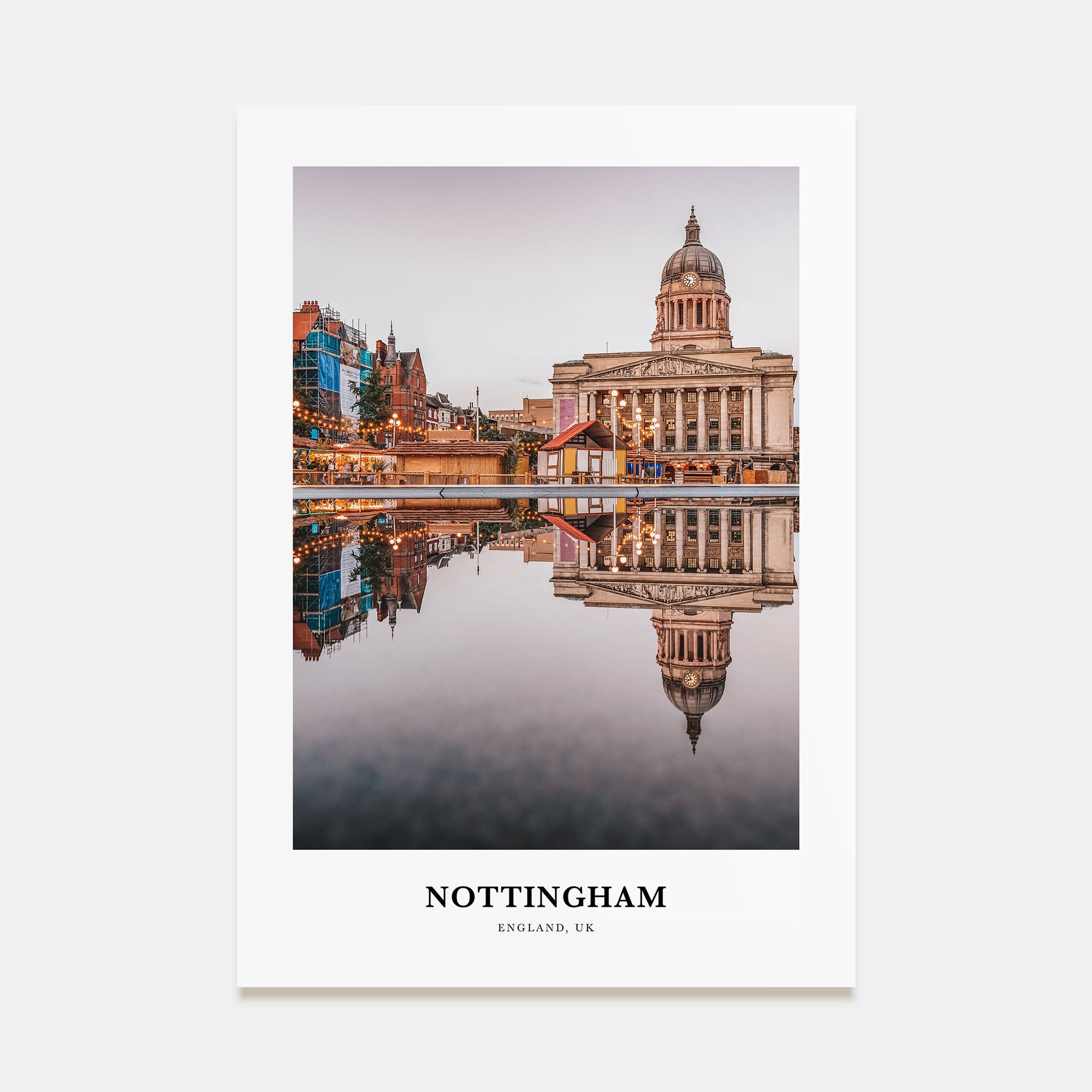 Nottingham Portrait Color Poster