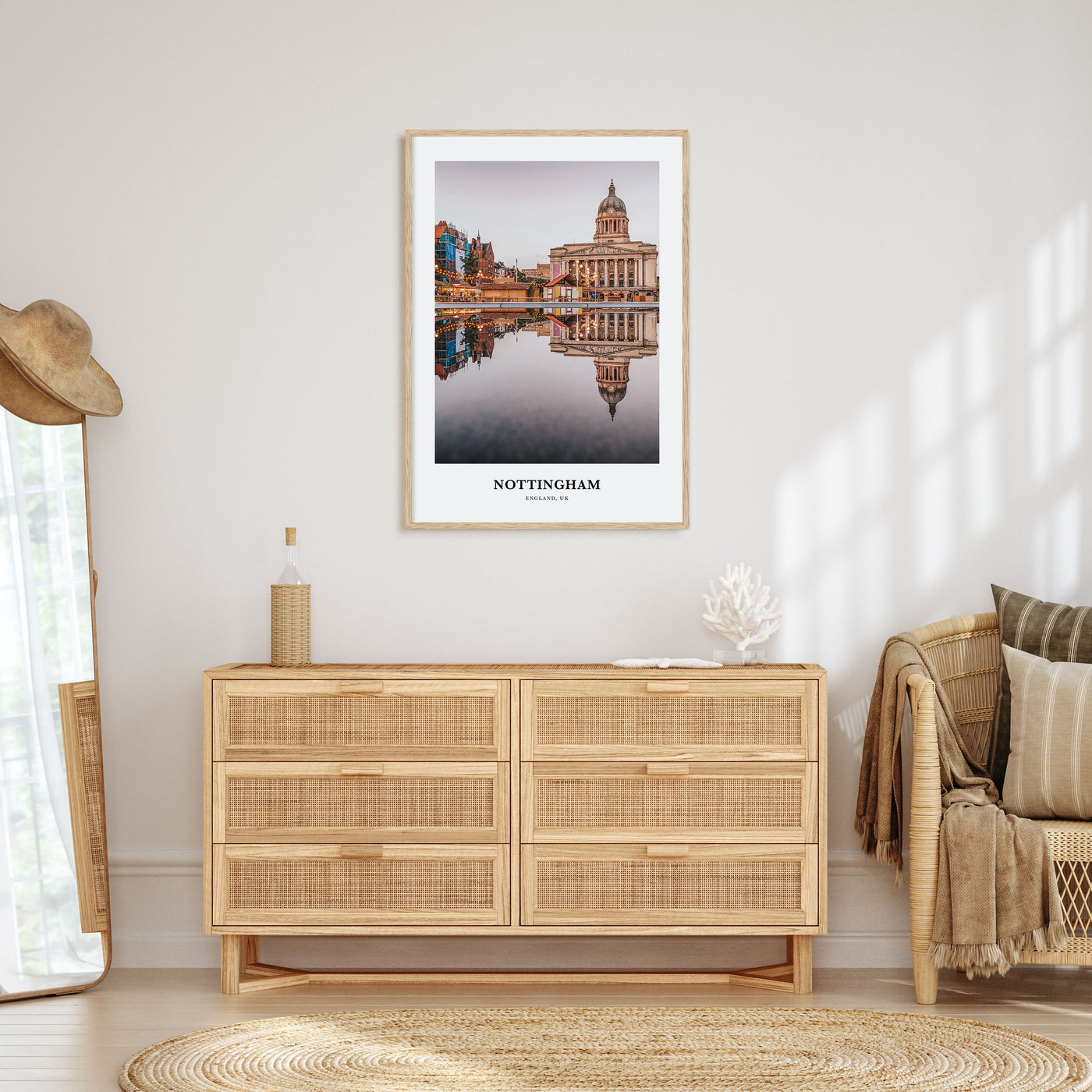 Nottingham Portrait Color Poster
