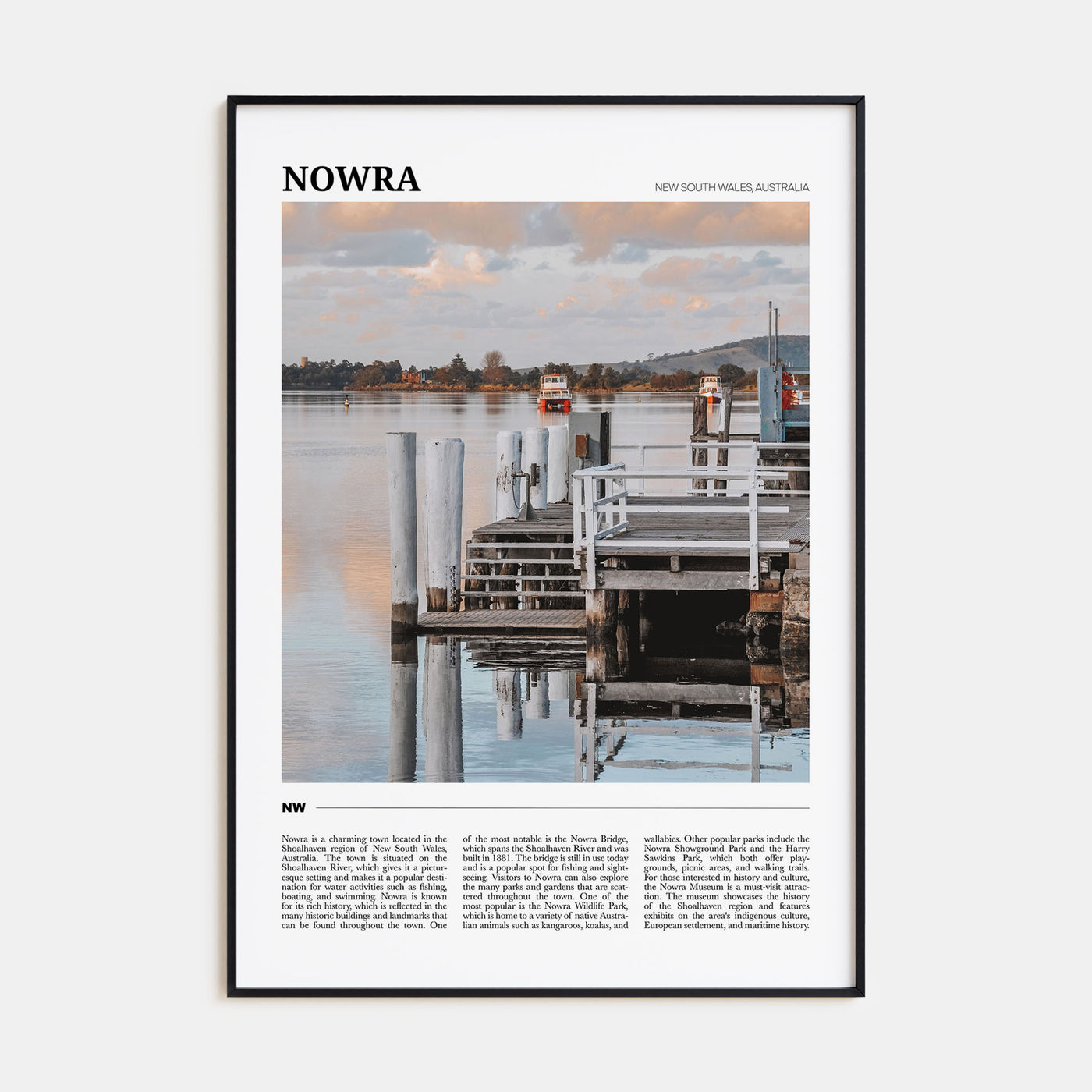 Nowra Travel Color Poster