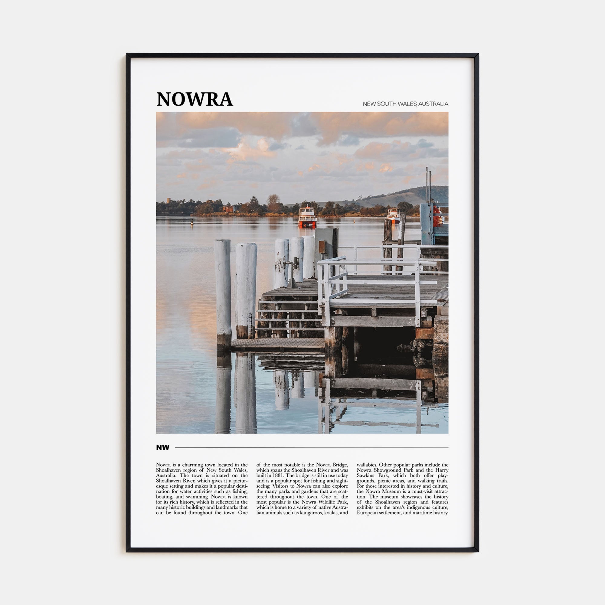 Nowra Travel Color Poster