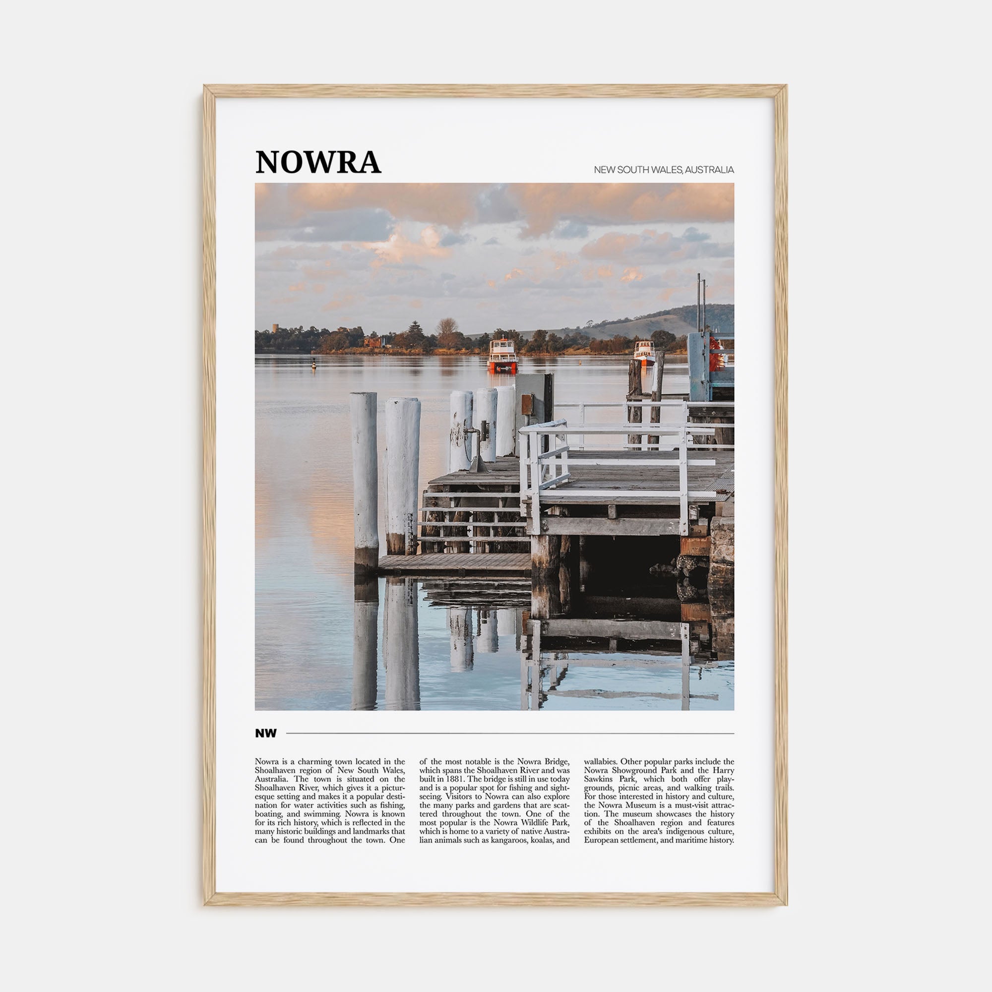 Nowra Travel Color Poster