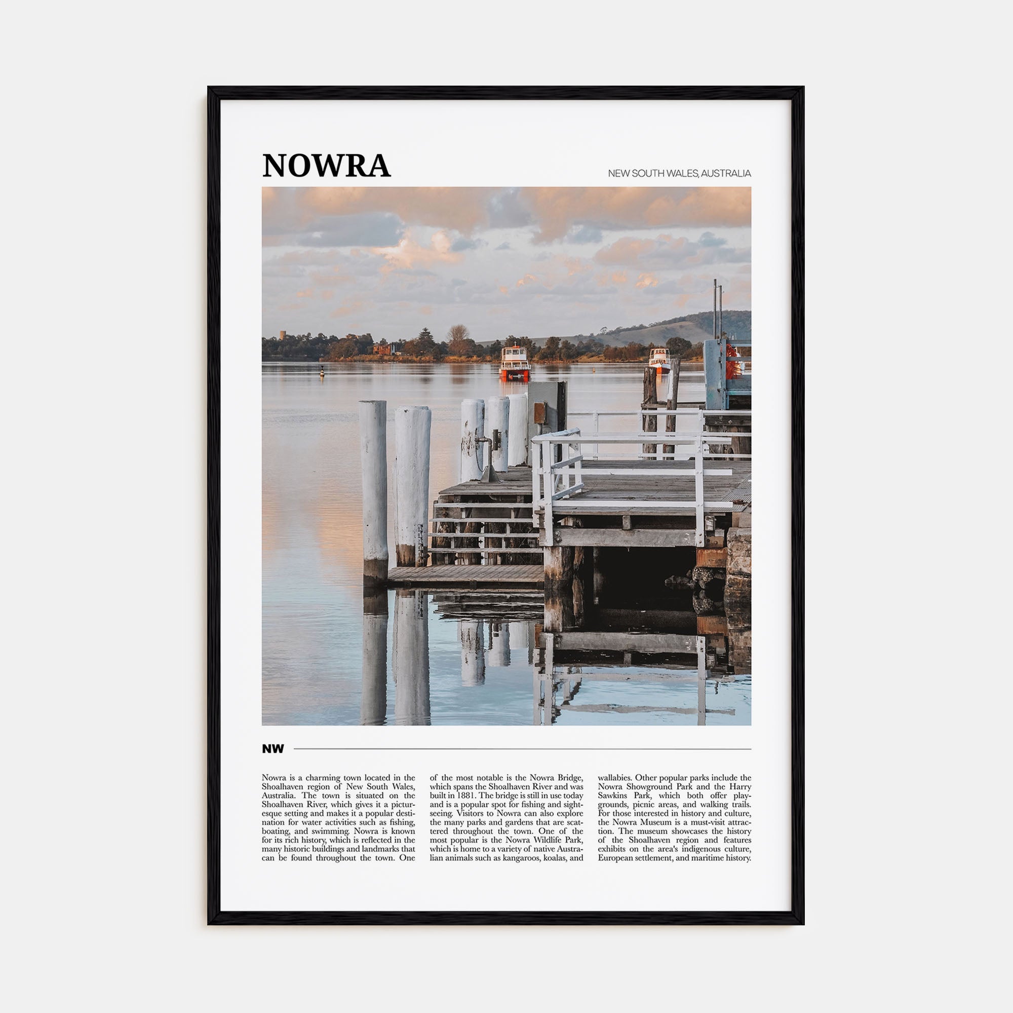 Nowra Travel Color Poster