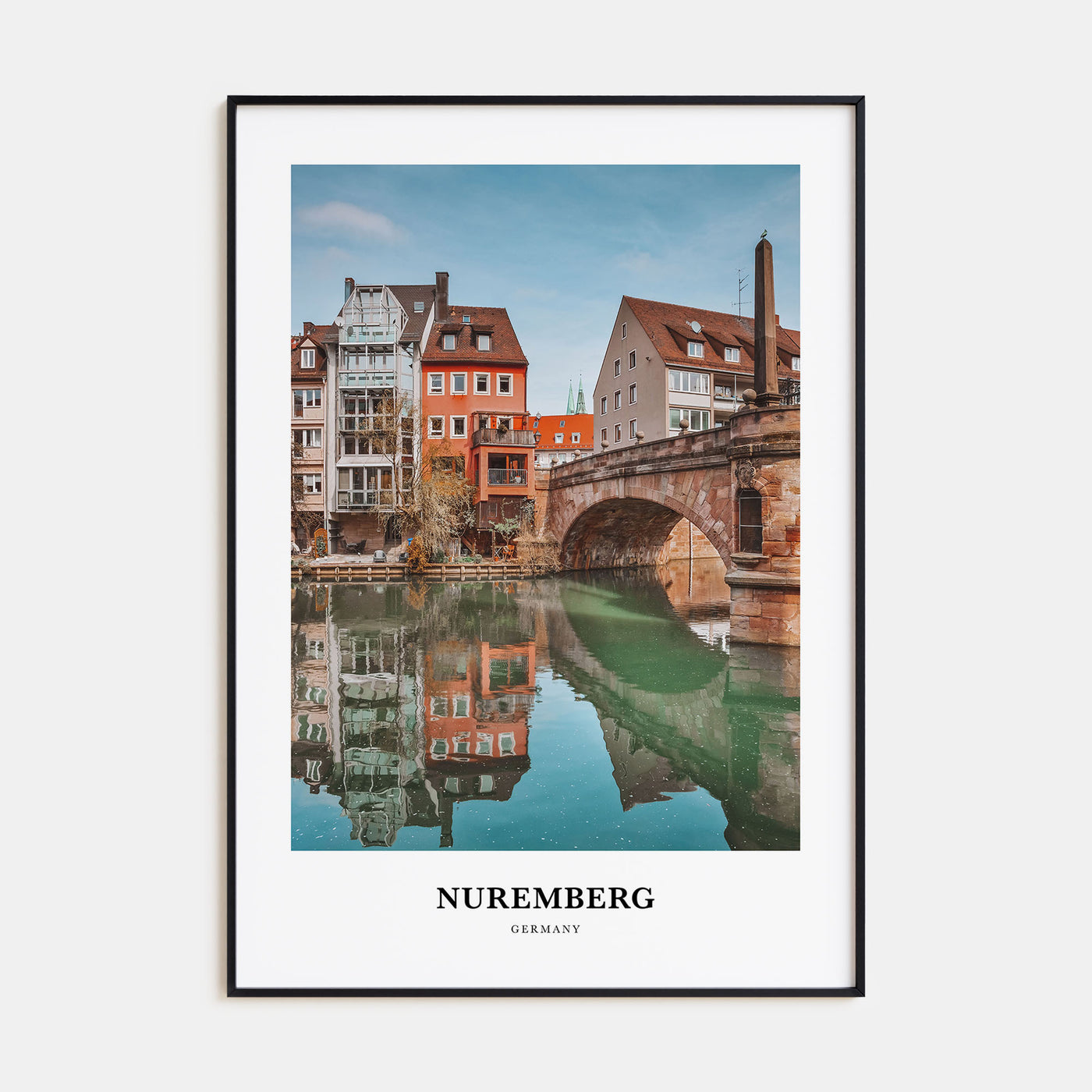 Nuremberg Portrait Color Poster