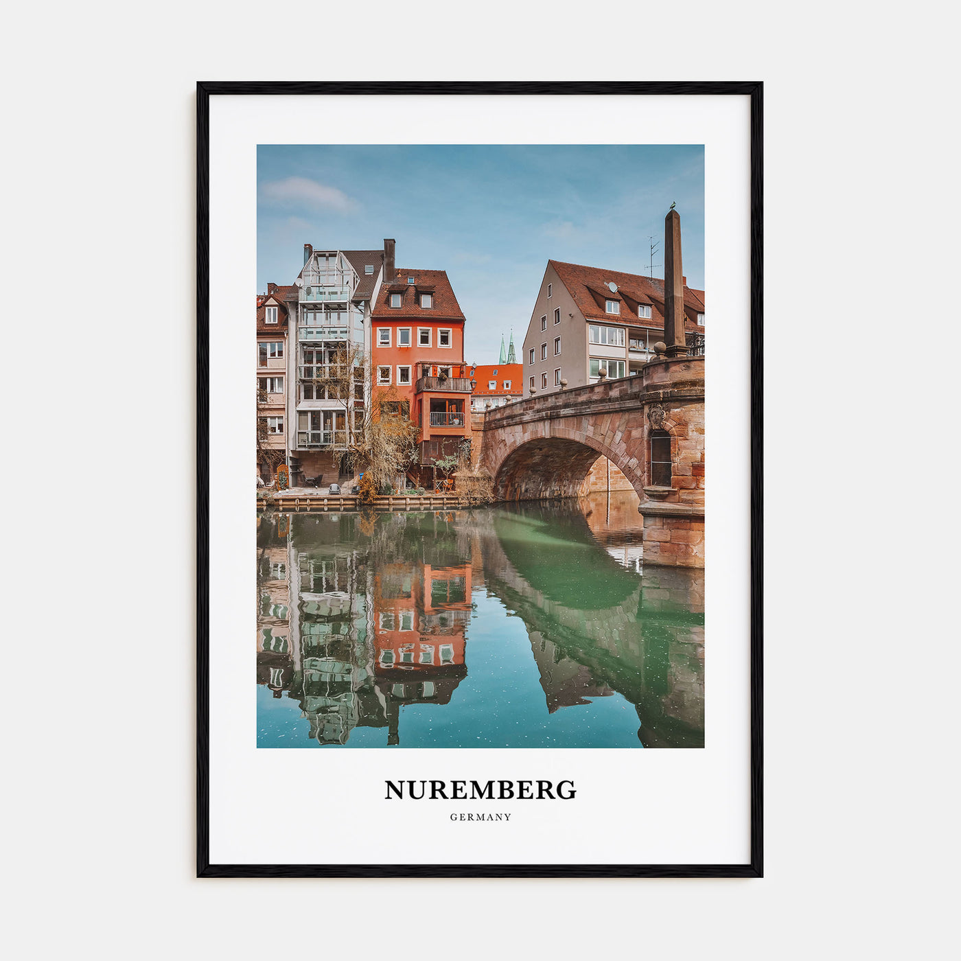 Nuremberg Portrait Color Poster