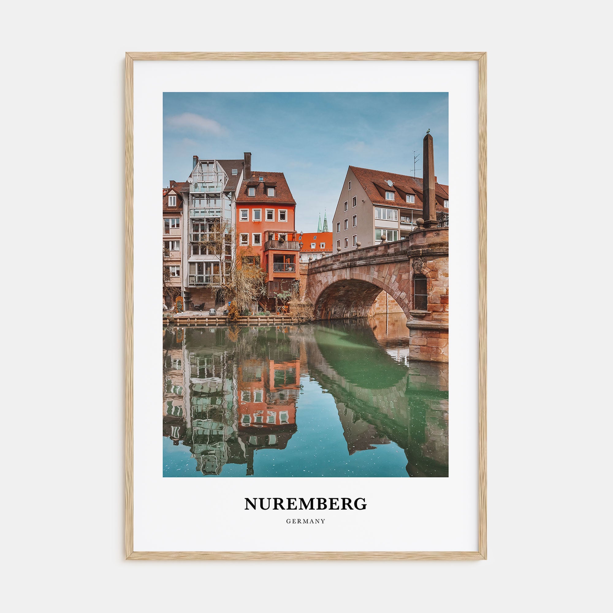 Nuremberg Portrait Color Poster