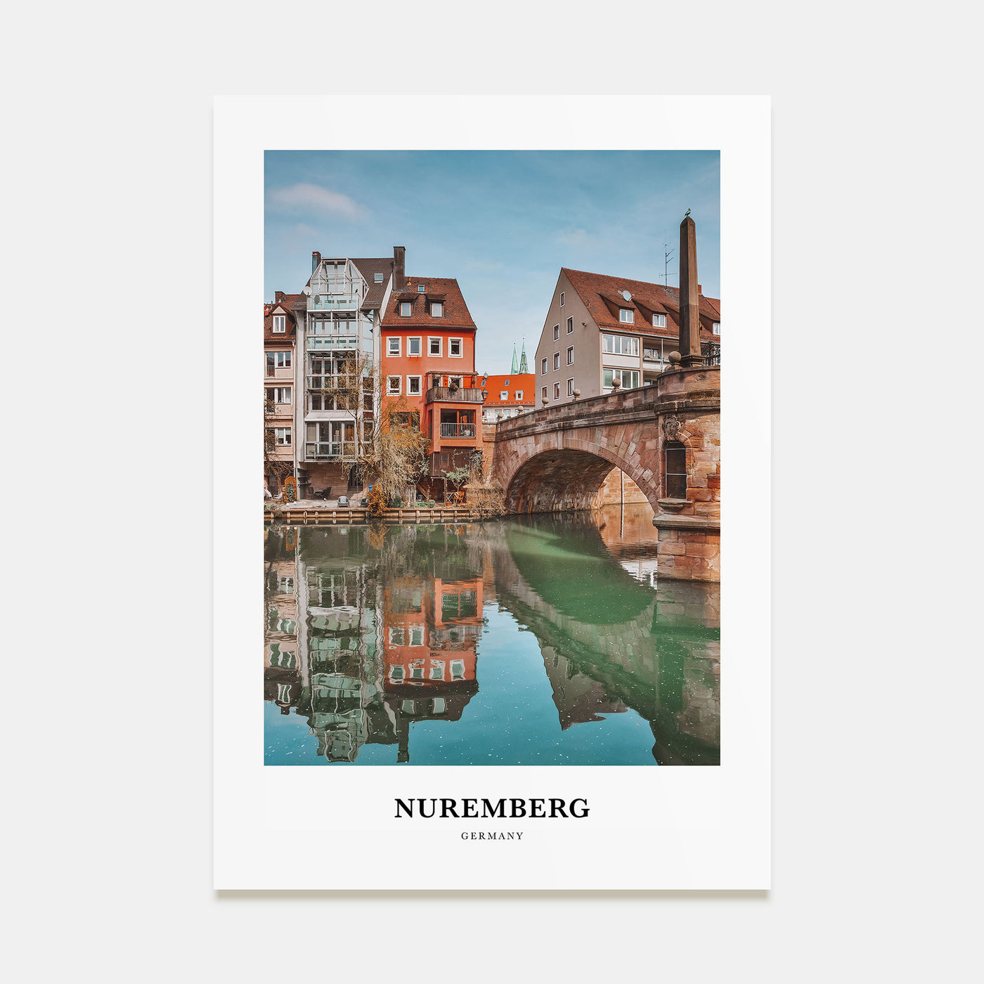 Nuremberg Portrait Color Poster