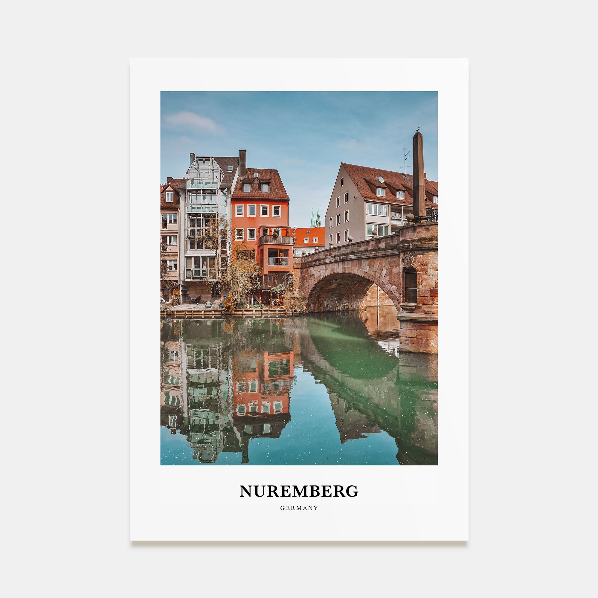 Nuremberg Portrait Color Poster