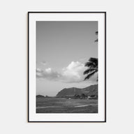 O‘ahu Photo B&W No 1 Poster
