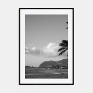 O‘ahu Photo B&W No 1 Poster