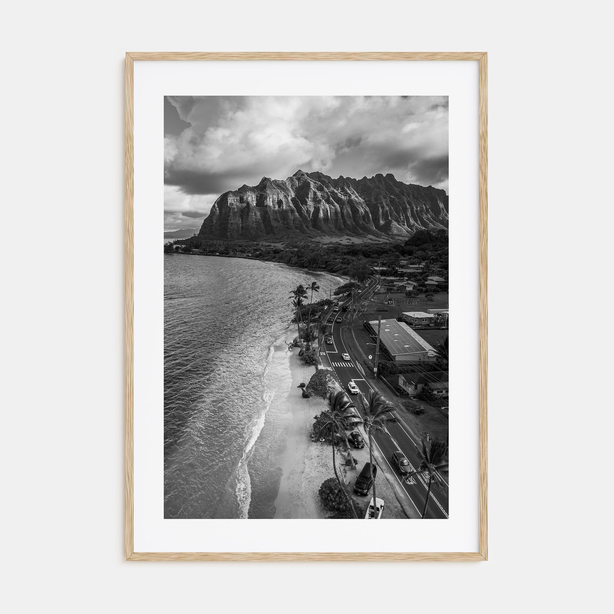 O‘ahu Photo B&W No 3 Poster