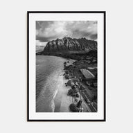 O‘ahu Photo B&W No 3 Poster