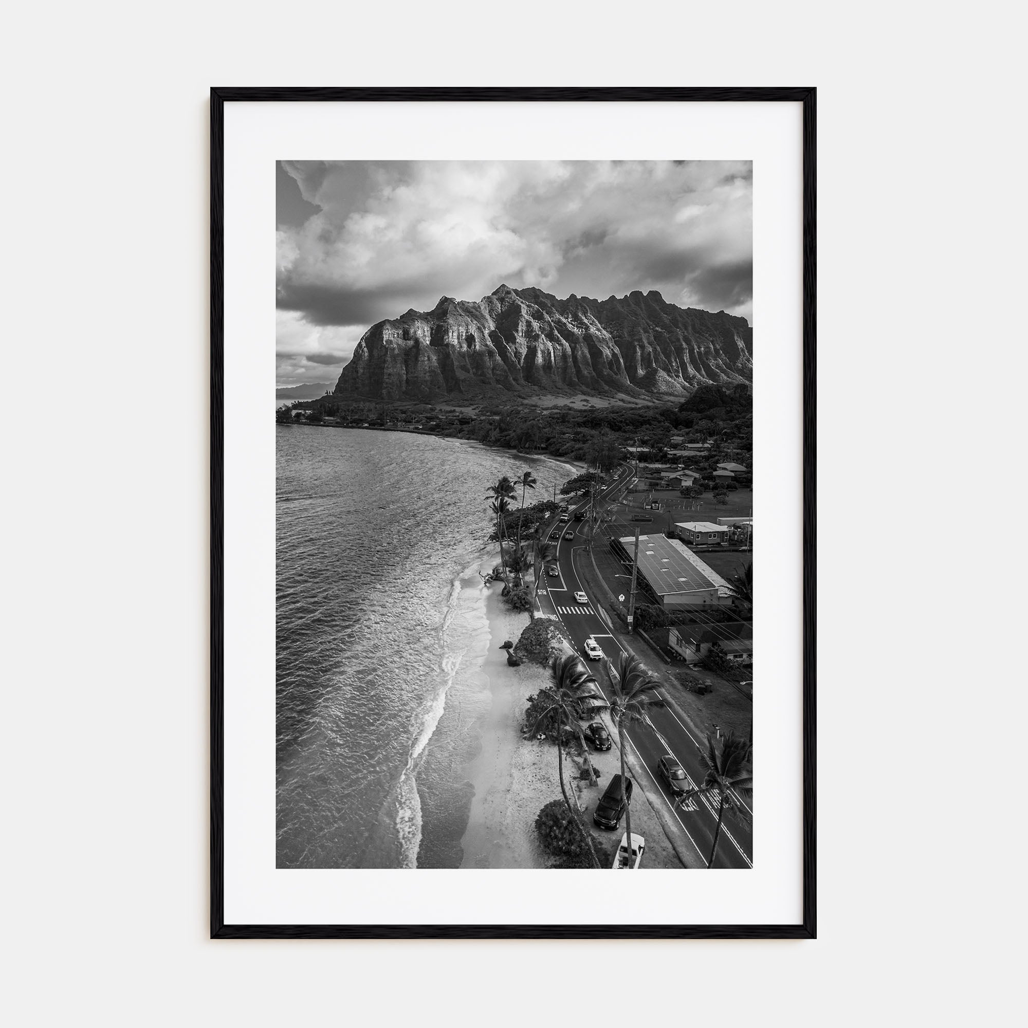 O‘ahu Photo B&W No 3 Poster