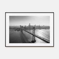 Oakland Landscape B&W Poster