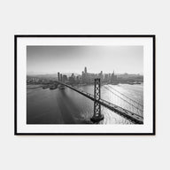 Oakland Landscape B&W Poster