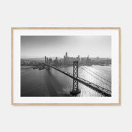 Oakland Landscape B&W Poster