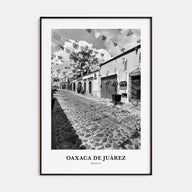 Oaxaca de Juárez Portrait B&W Poster