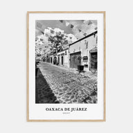 Oaxaca de Juárez Portrait B&W Poster