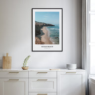 Ocean Beach Portrait Color Poster