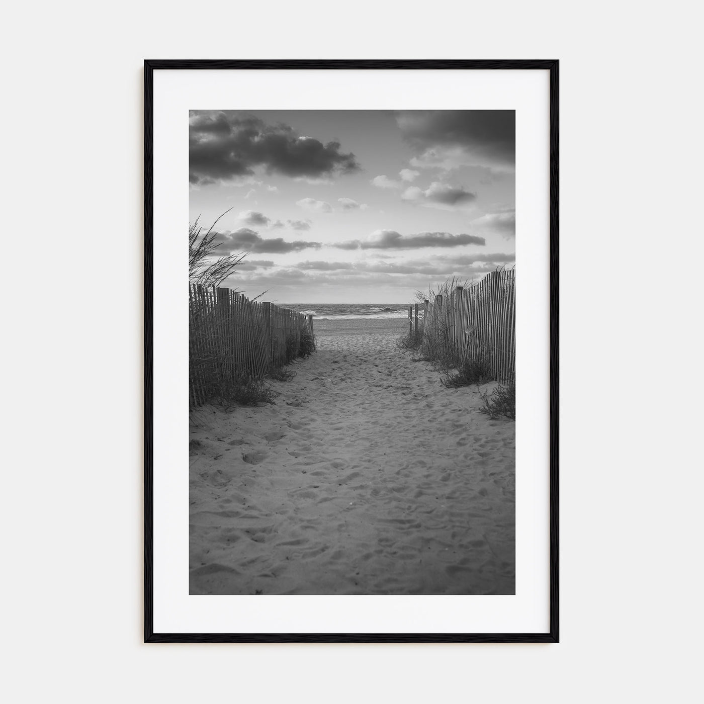 Ocean City, Maryland Photo B&W No 1 Poster