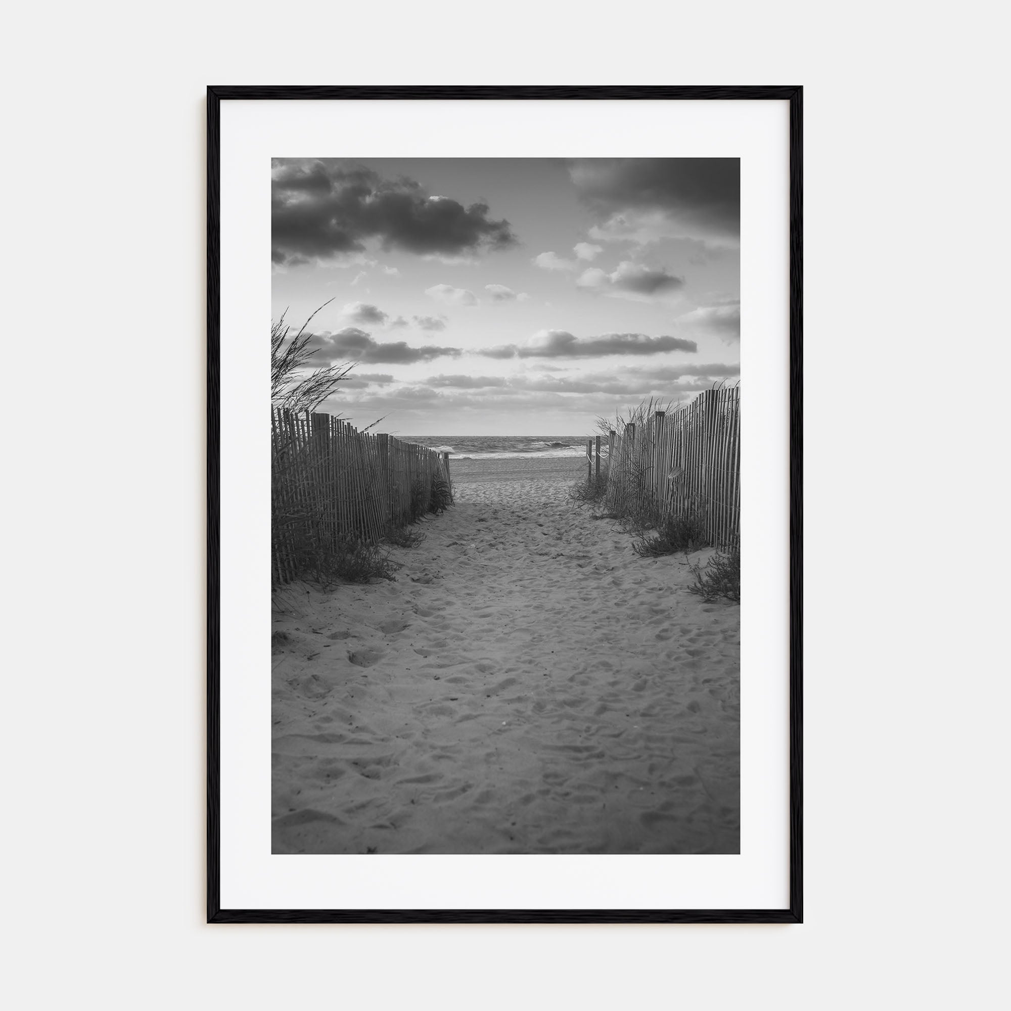 Ocean City, Maryland Photo B&W No 1 Poster