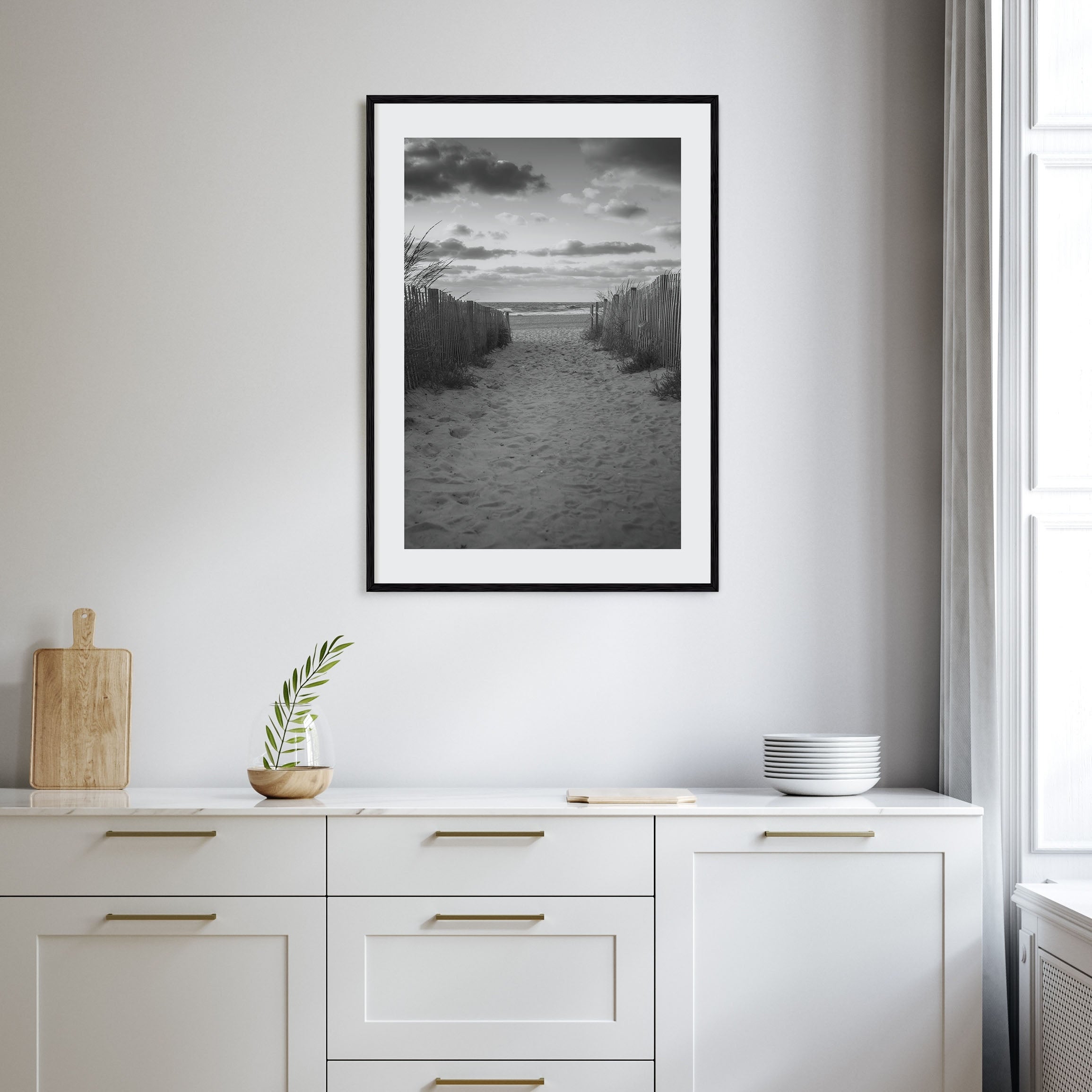 Ocean City, Maryland Photo B&W No 1 Poster