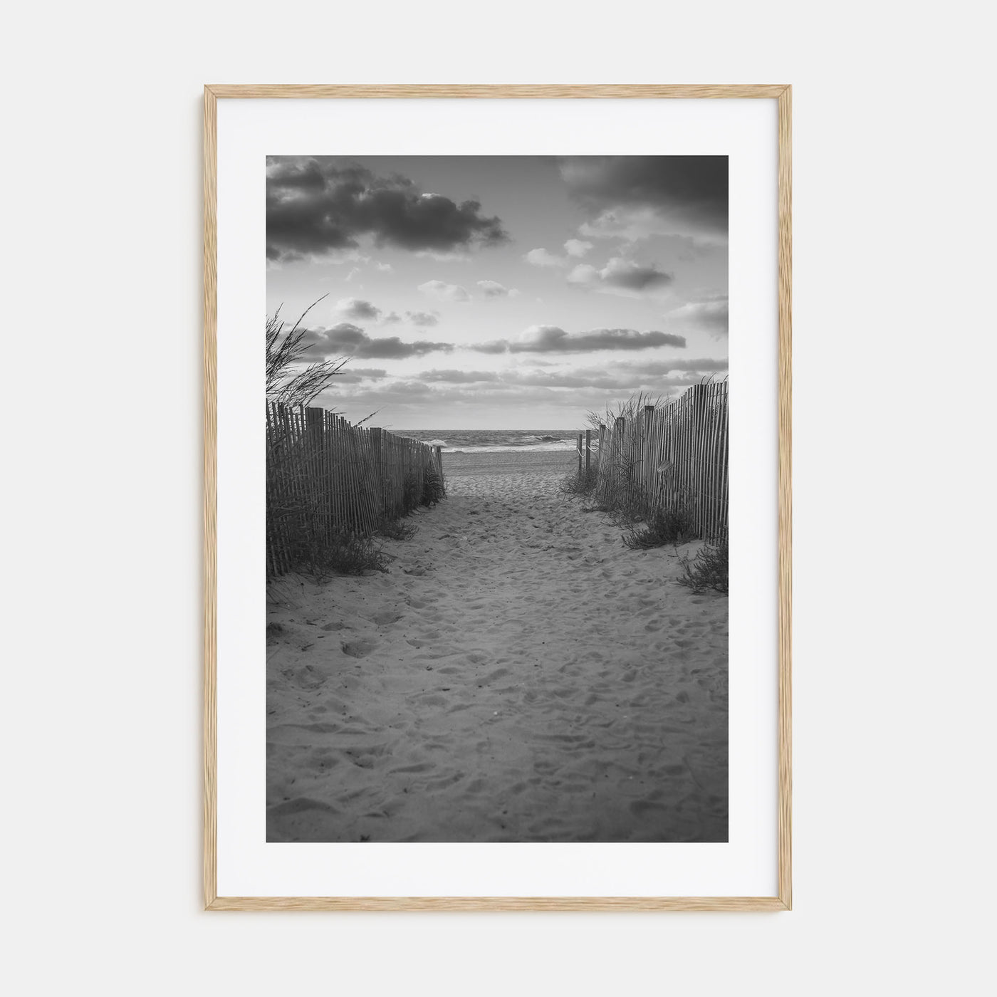 Ocean City, Maryland Photo B&W No 1 Poster