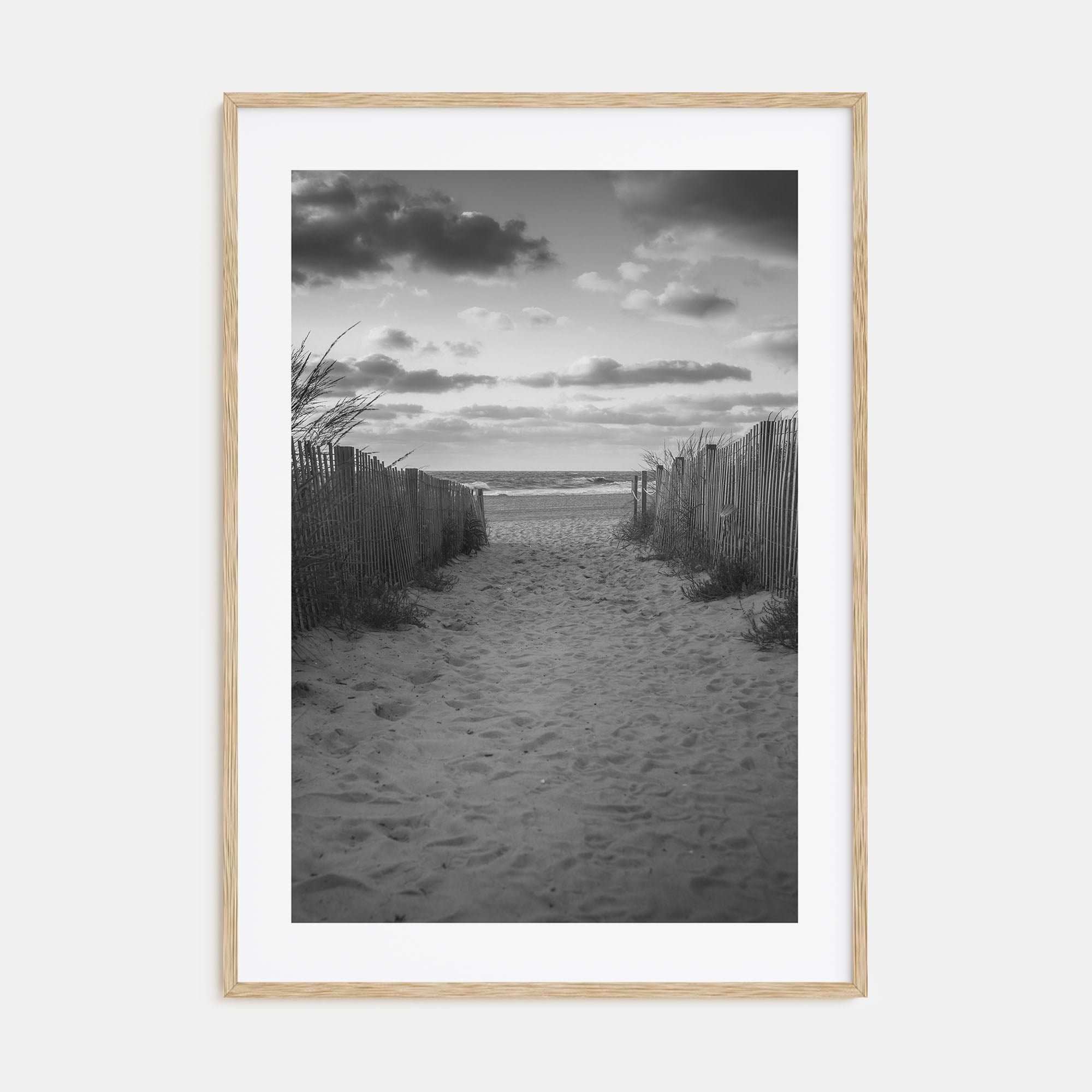 Ocean City, Maryland Photo B&W No 1 Poster