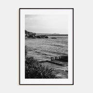 Ocean Pool Photo B&W No 1 Poster